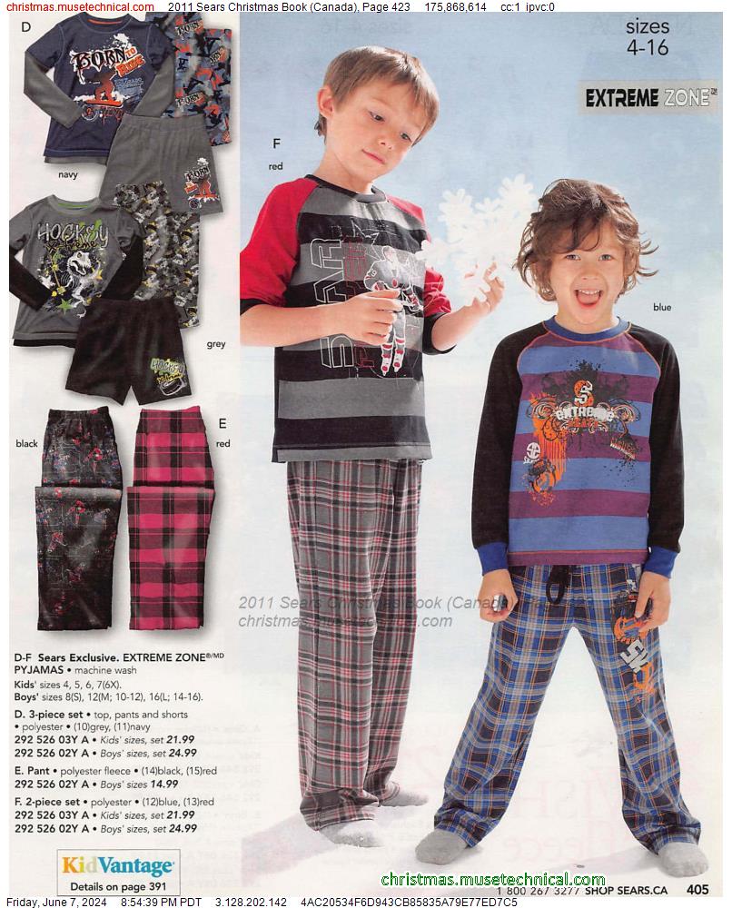 2011 Sears Christmas Book (Canada), Page 423
