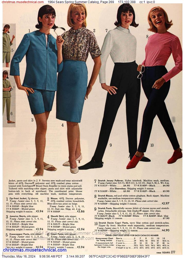 1964 Sears Spring Summer Catalog, Page 269