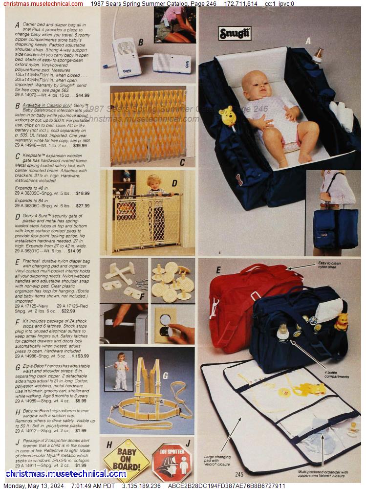 1987 Sears Spring Summer Catalog, Page 246