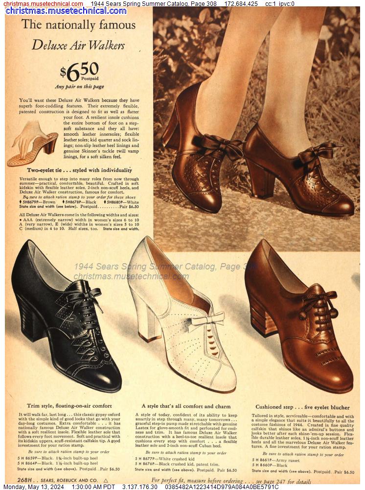1944 Sears Spring Summer Catalog, Page 308