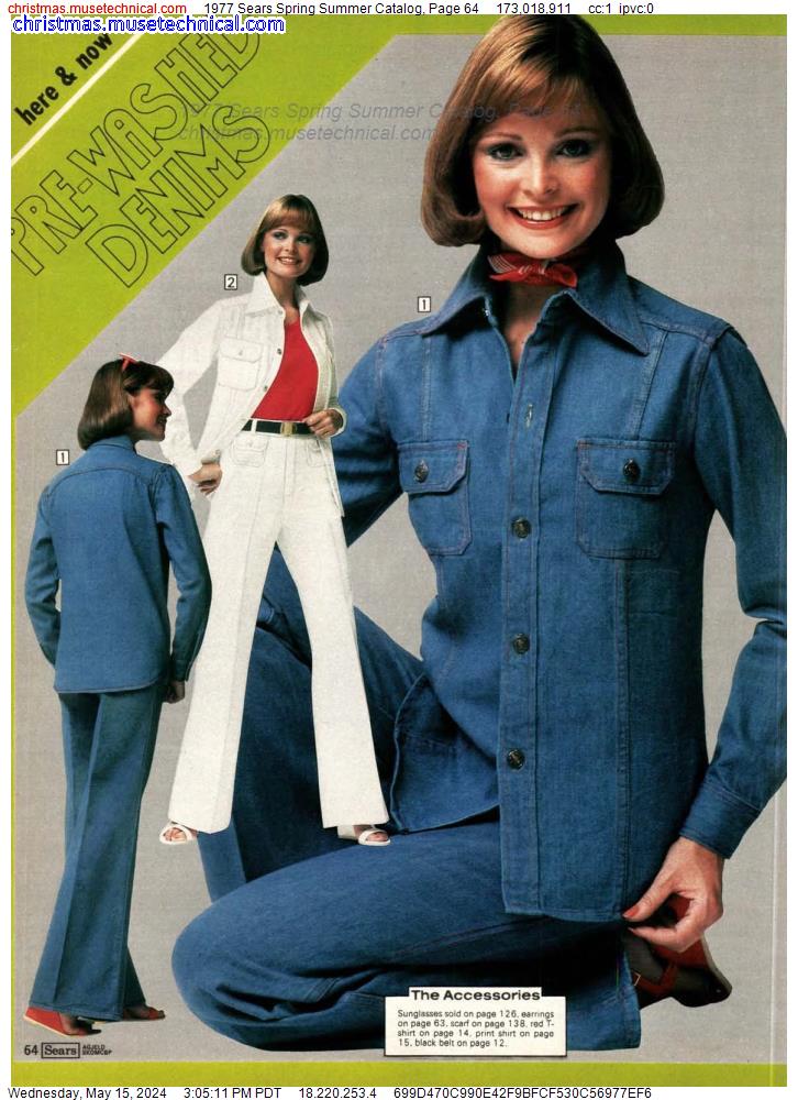 1977 Sears Spring Summer Catalog, Page 64