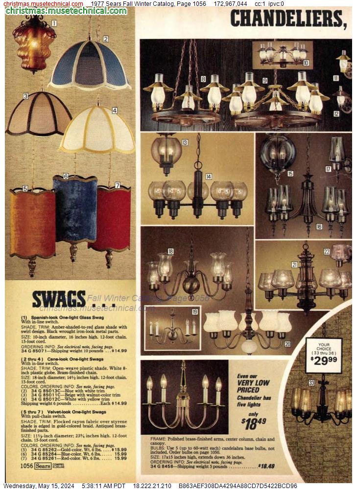 1977 Sears Fall Winter Catalog, Page 1056