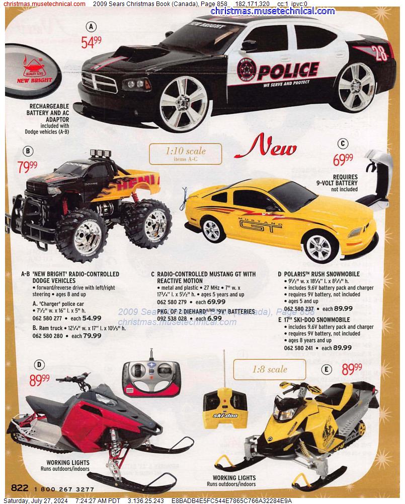 2009 Sears Christmas Book (Canada), Page 858