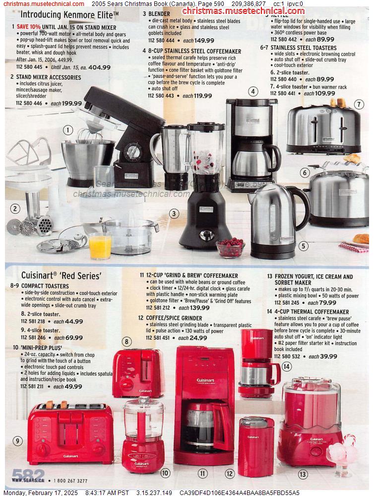 2005 Sears Christmas Book (Canada), Page 590