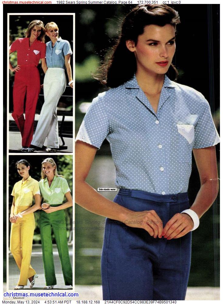 1982 Sears Spring Summer Catalog, Page 64