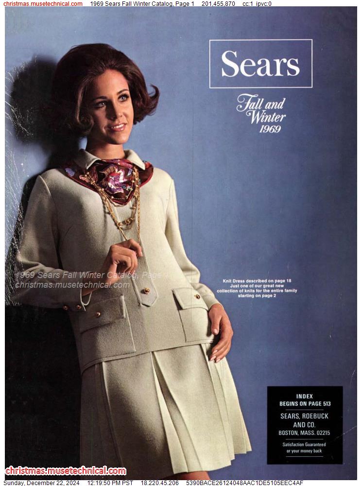 1969 Sears Fall Winter Catalog, Page 1