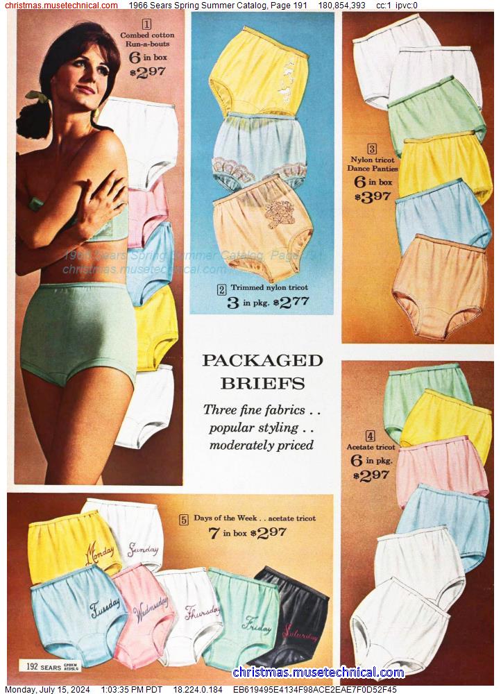 1966 Sears Spring Summer Catalog, Page 191