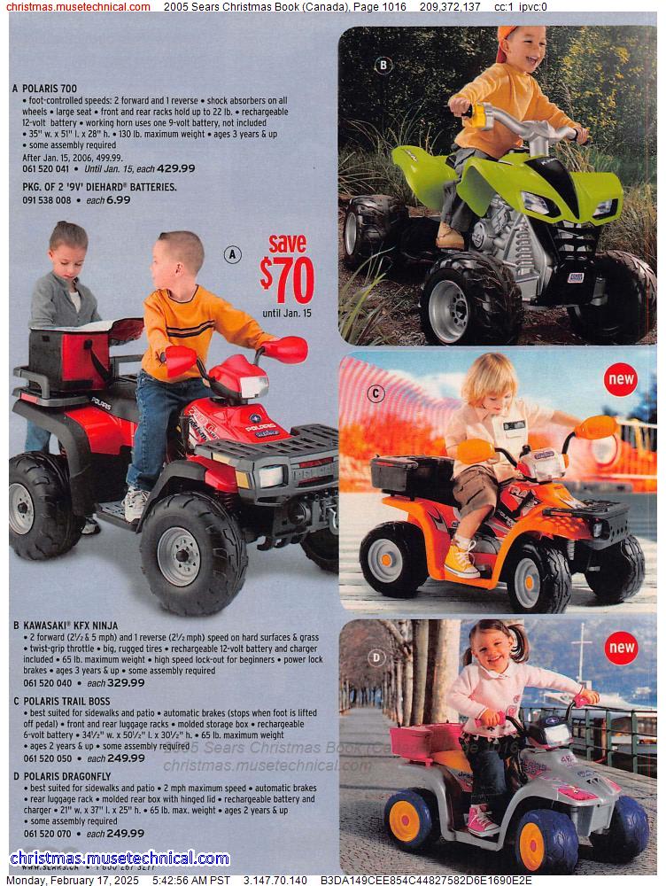 2005 Sears Christmas Book (Canada), Page 1016