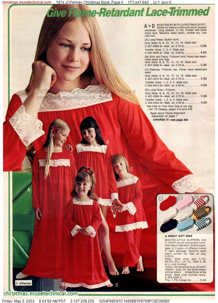 1974 JCPenney Christmas Book, Page 4
