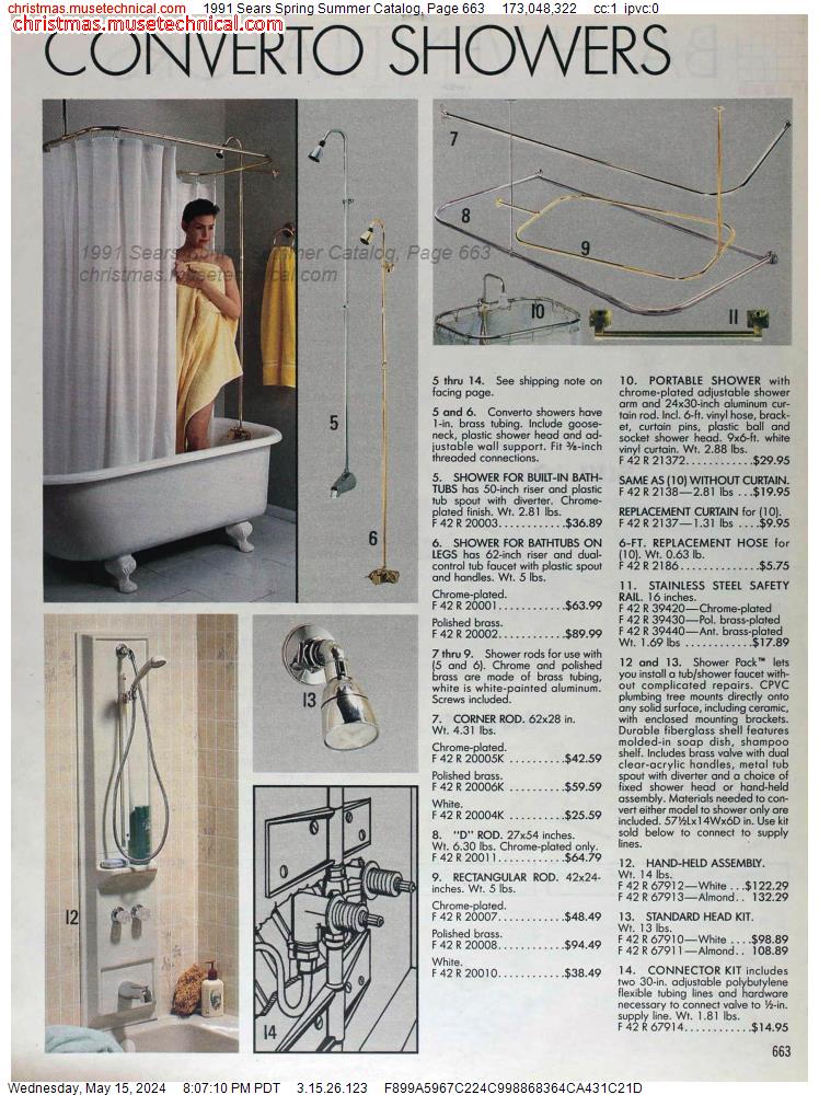 1991 Sears Spring Summer Catalog, Page 663