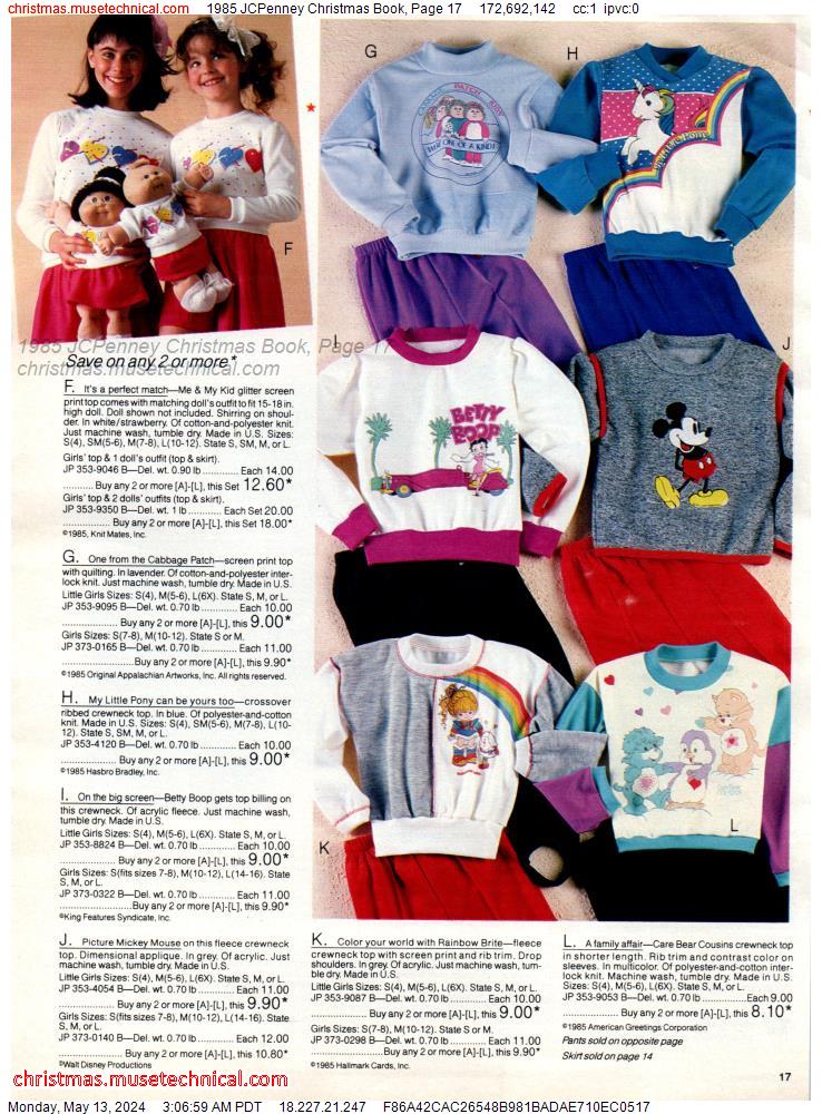 1985 JCPenney Christmas Book, Page 17
