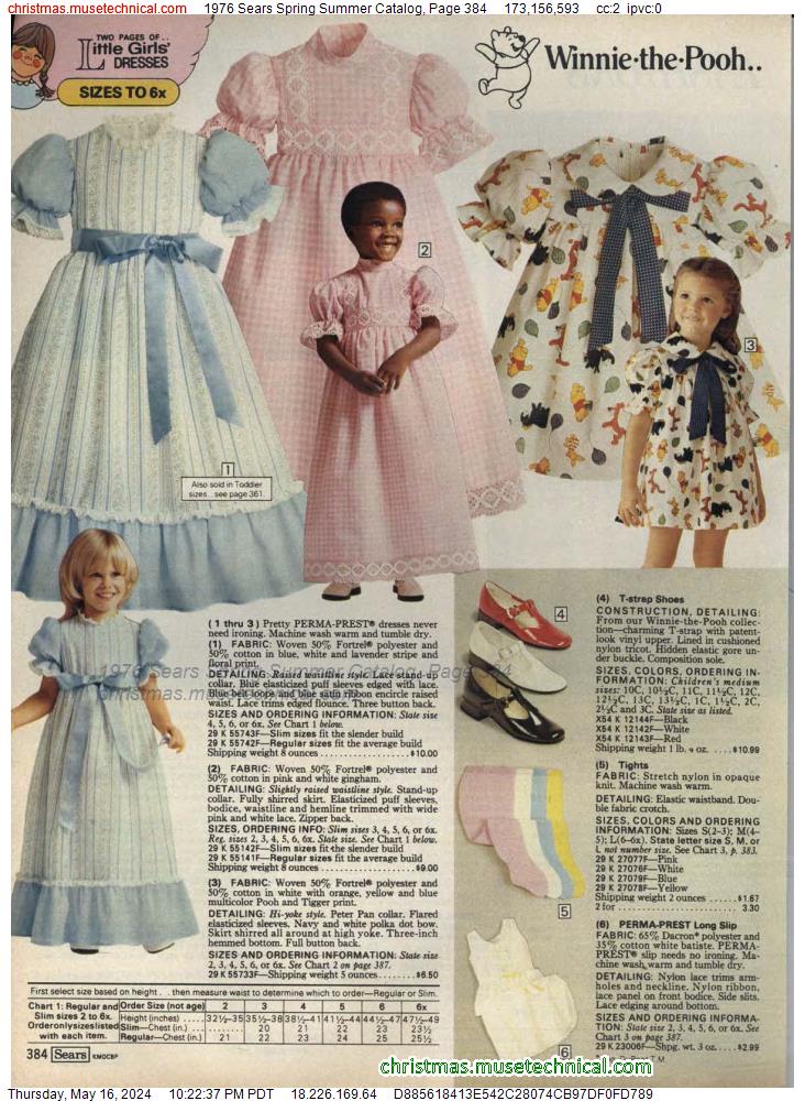 1976 Sears Spring Summer Catalog, Page 384