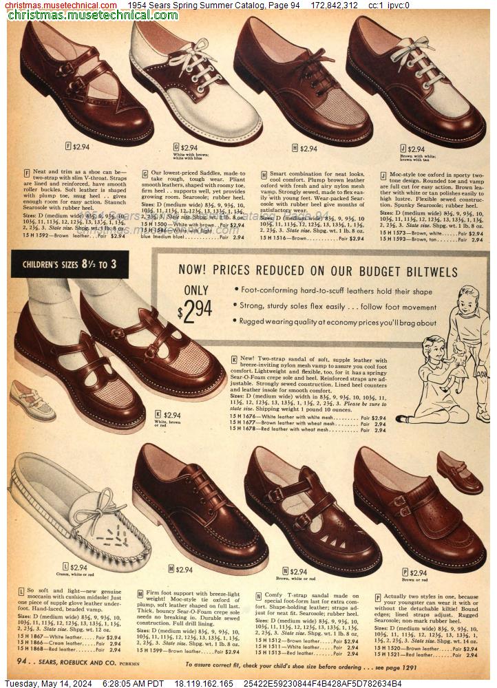 1954 Sears Spring Summer Catalog, Page 94
