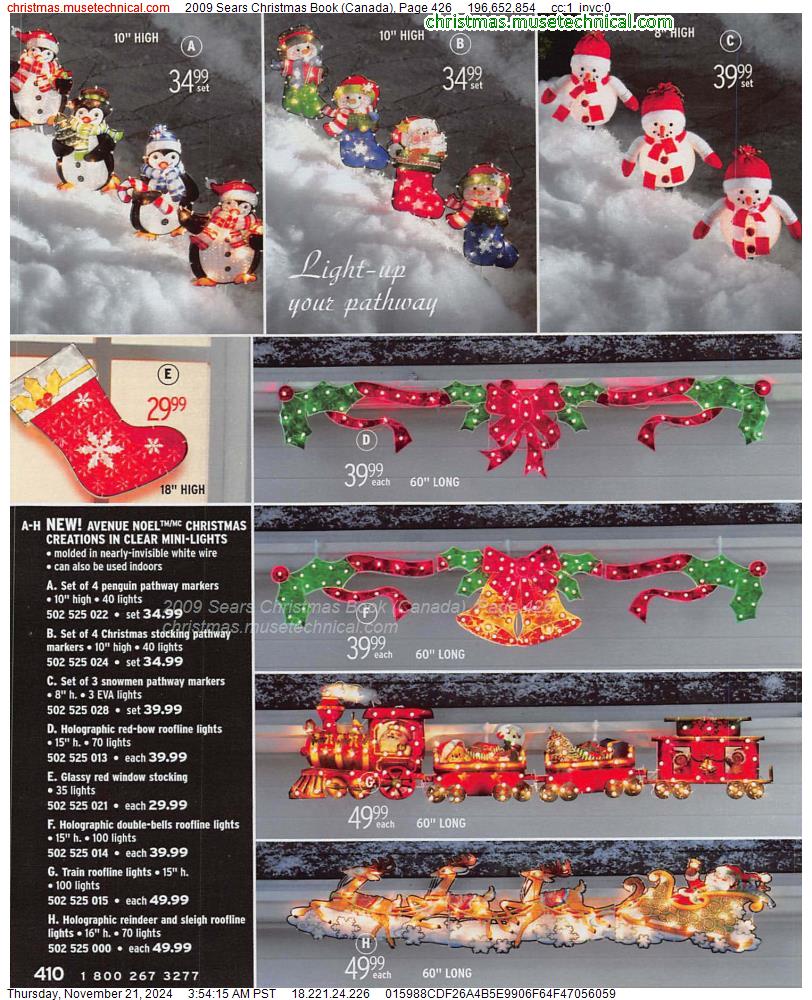 2009 Sears Christmas Book (Canada), Page 426