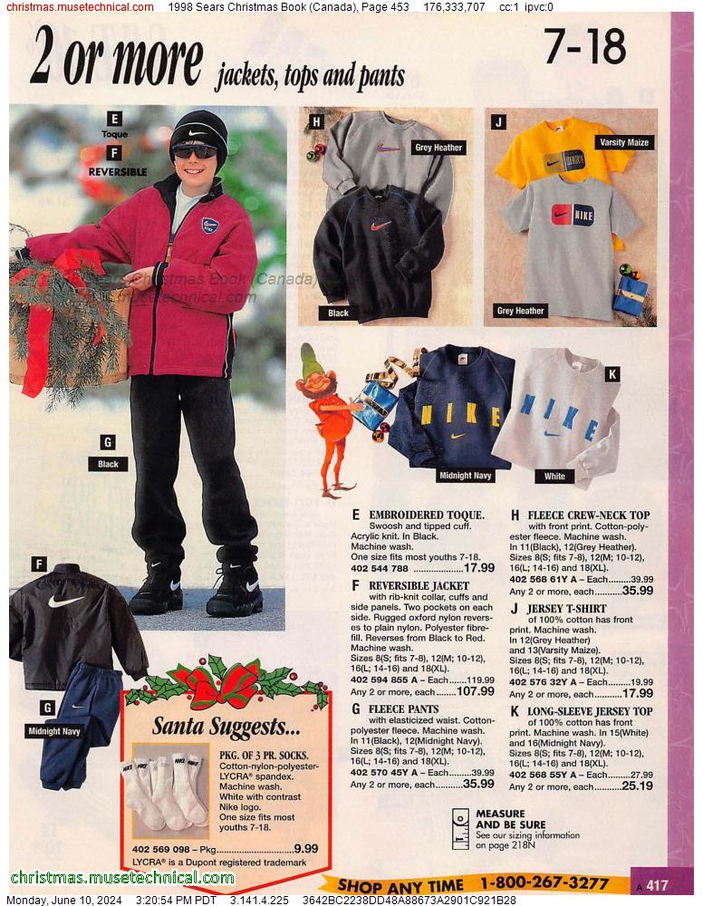 1998 Sears Christmas Book (Canada), Page 453