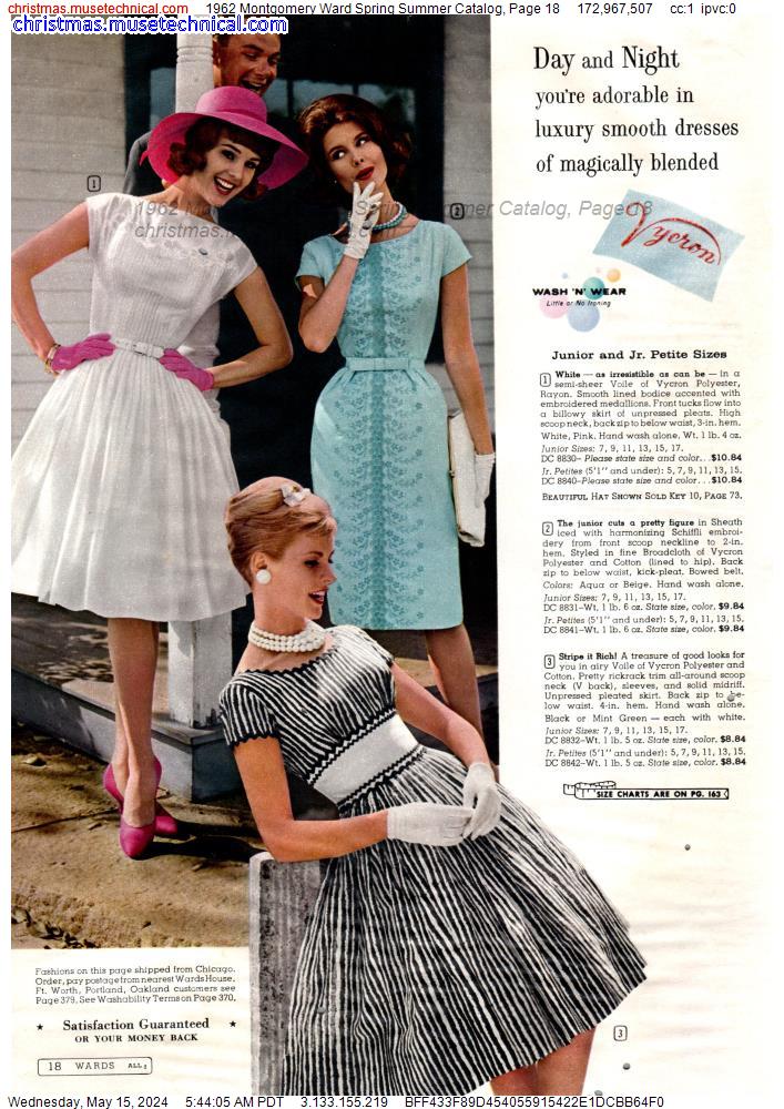 1962 Montgomery Ward Spring Summer Catalog, Page 18