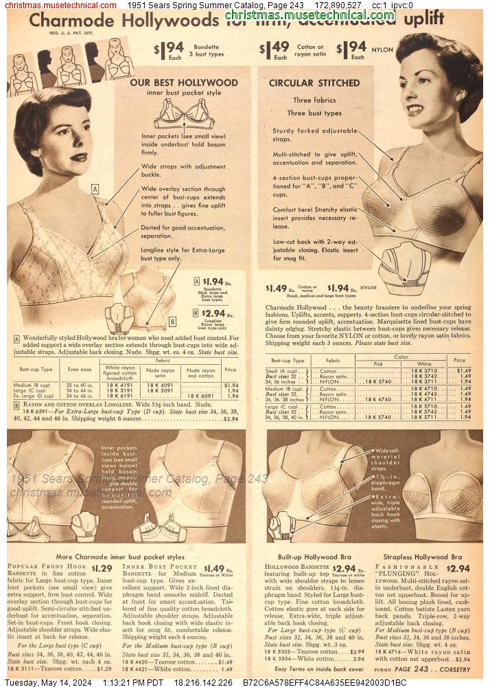 1951 Sears Spring Summer Catalog, Page 243