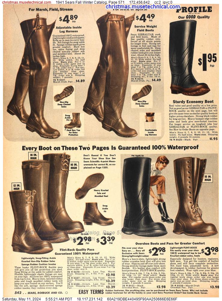 1941 Sears Fall Winter Catalog, Page 571
