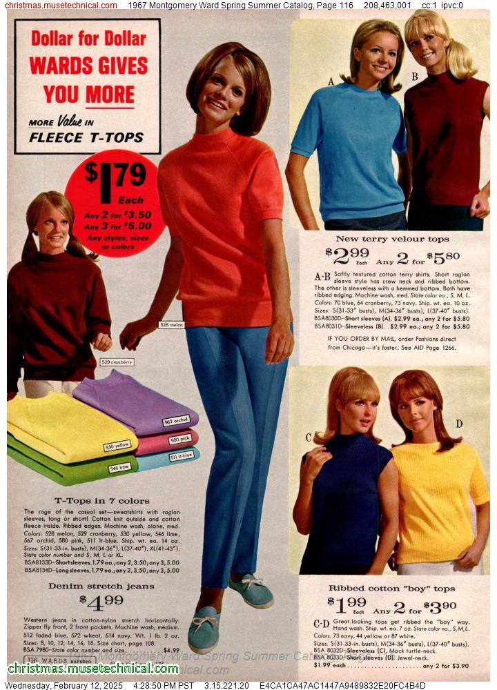 1967 Montgomery Ward Spring Summer Catalog, Page 116