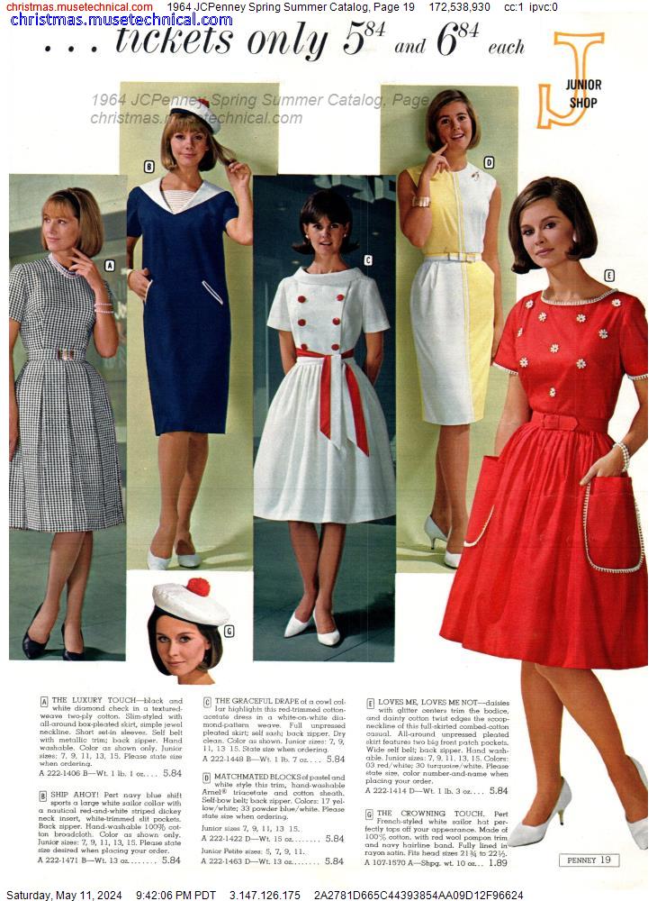 1964 JCPenney Spring Summer Catalog, Page 19