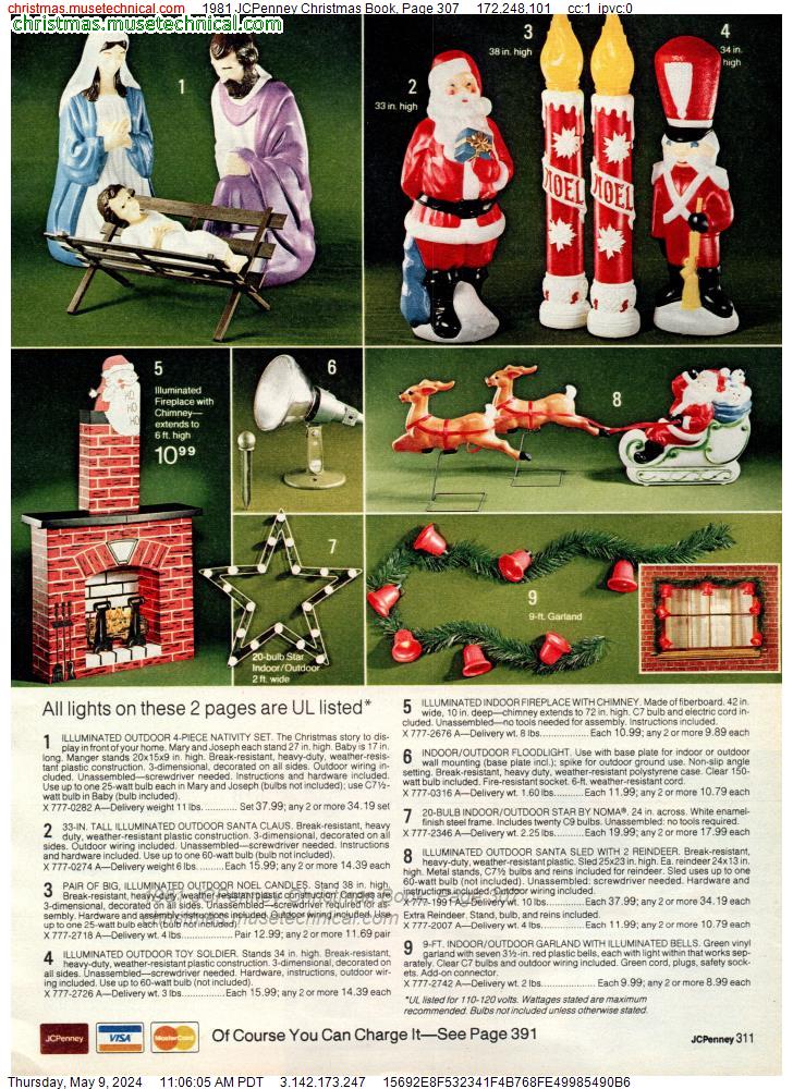 1981 JCPenney Christmas Book, Page 307