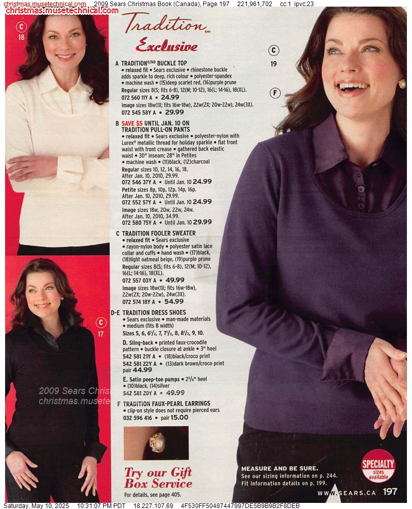 2009 Sears Christmas Book (Canada), Page 197