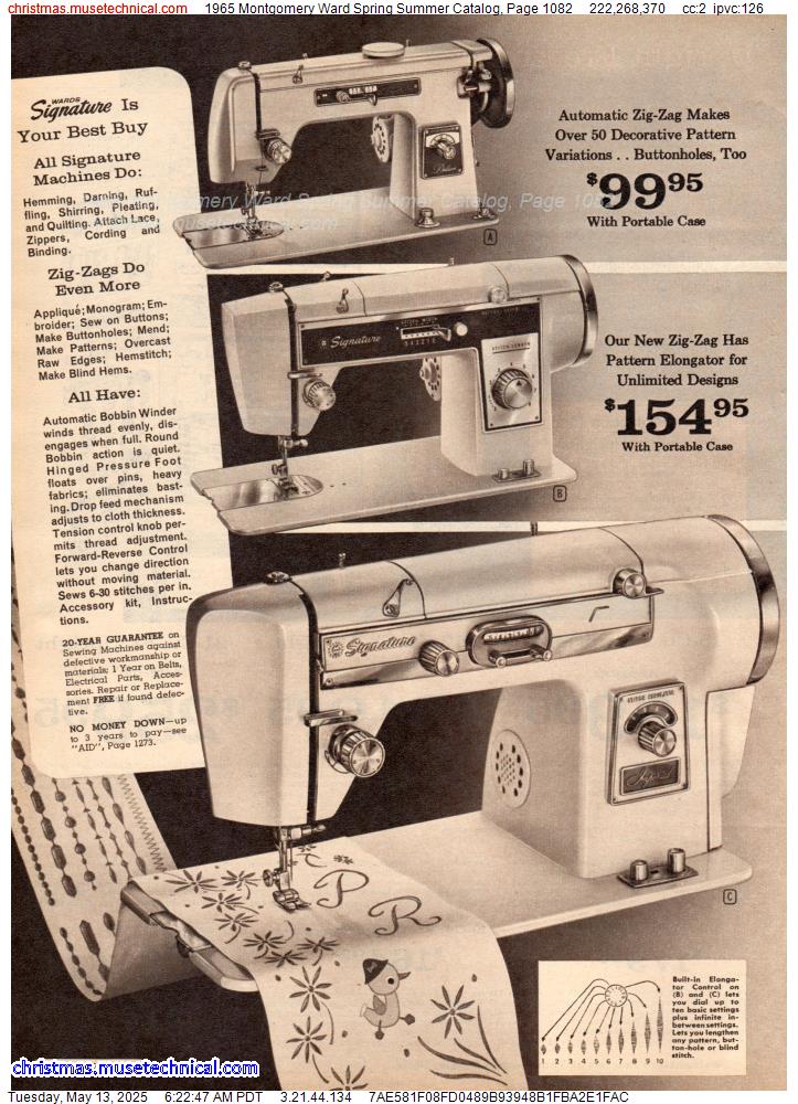 1965 Montgomery Ward Spring Summer Catalog, Page 1082