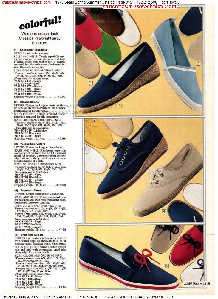 1978 Sears Spring Summer Catalog, Page 315