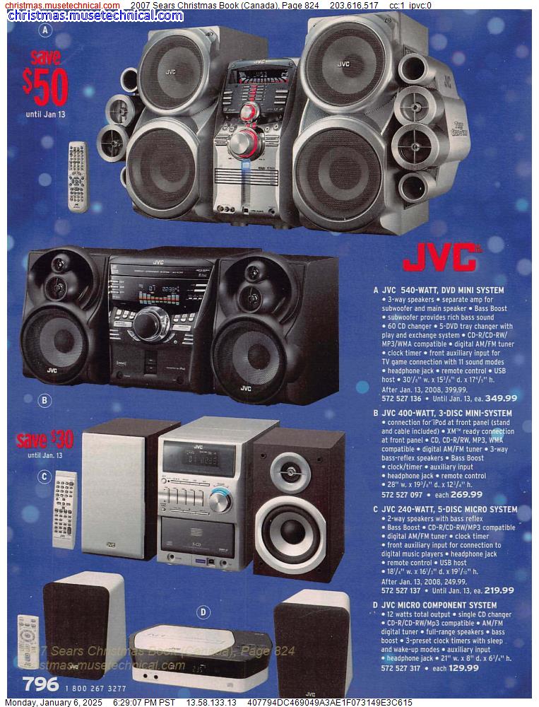 2007 Sears Christmas Book (Canada), Page 824