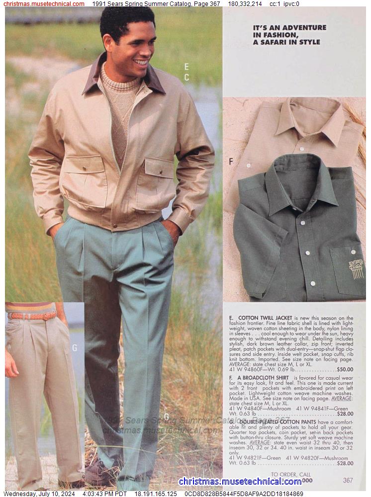 1991 Sears Spring Summer Catalog, Page 367