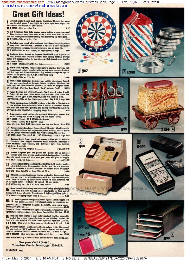 1977 Montgomery Ward Christmas Book, Page 8