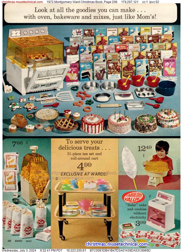 1972 Montgomery Ward Christmas Book, Page 206