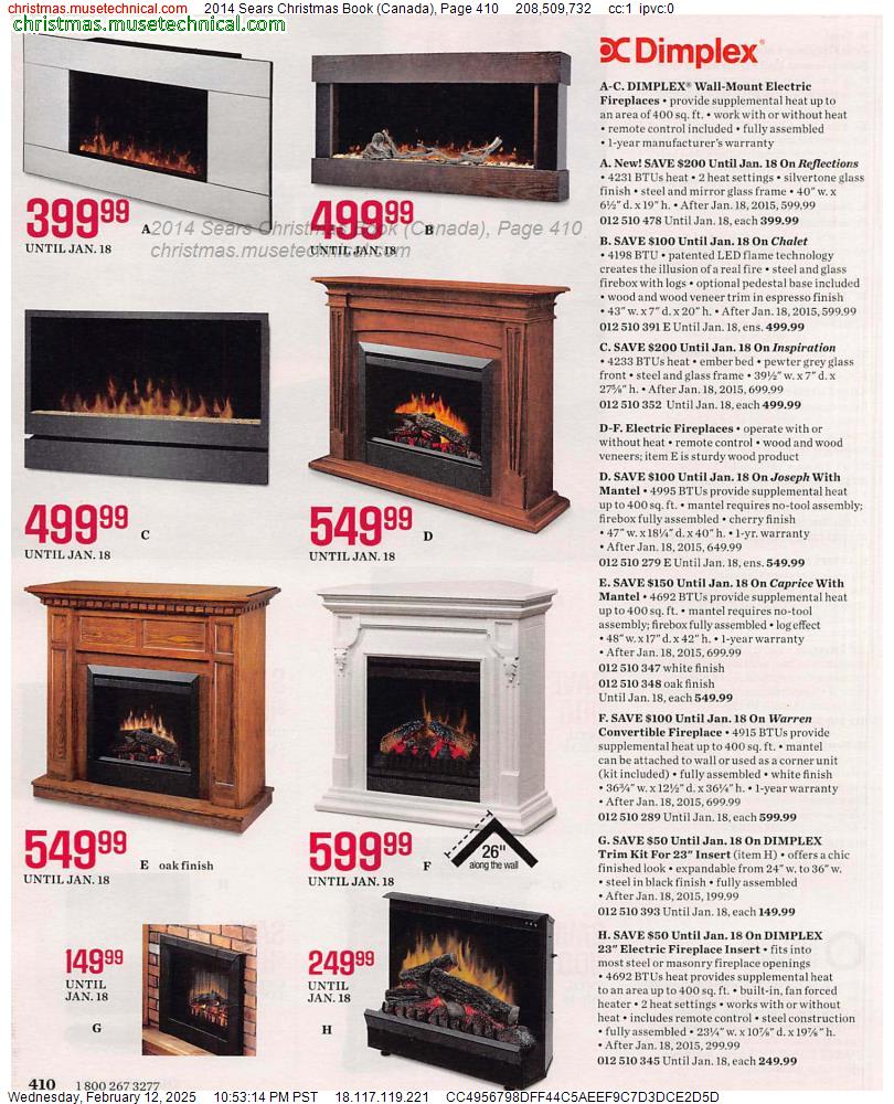 2014 Sears Christmas Book (Canada), Page 410