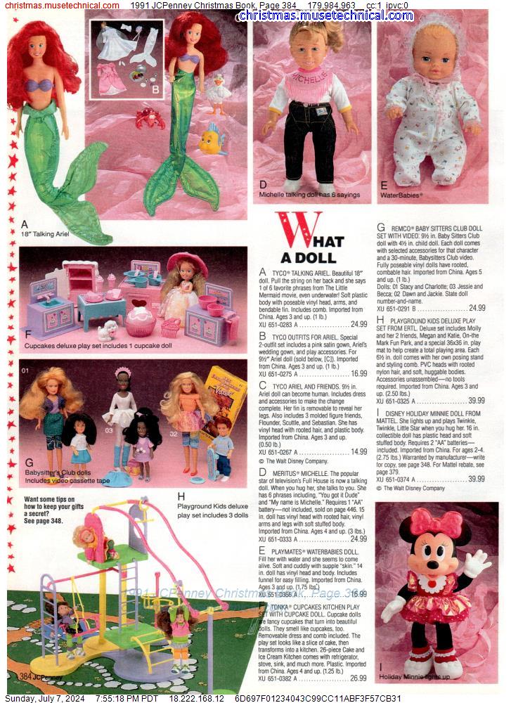 1991 JCPenney Christmas Book, Page 384