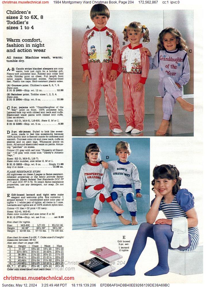 1984 Montgomery Ward Christmas Book, Page 204