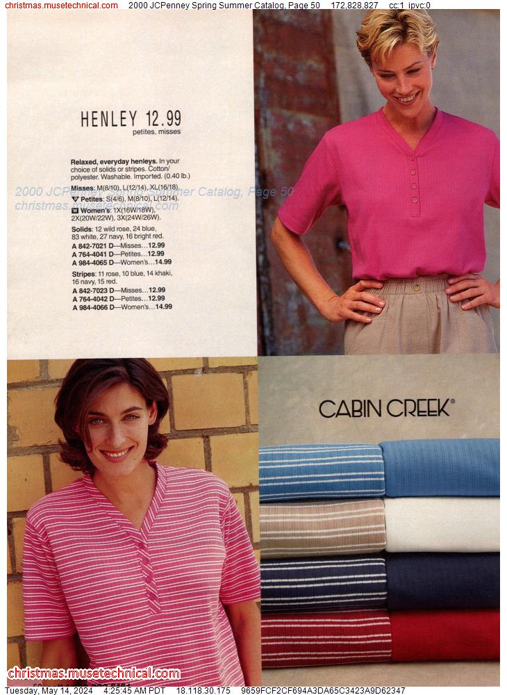 2000 JCPenney Spring Summer Catalog, Page 50