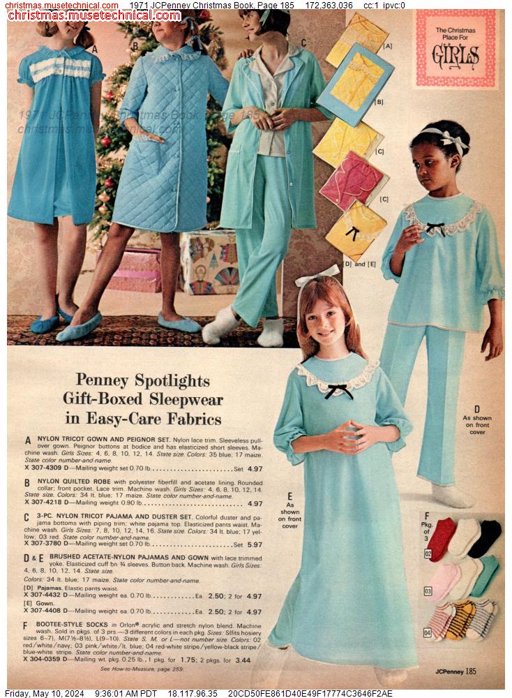 1971 JCPenney Christmas Book, Page 185