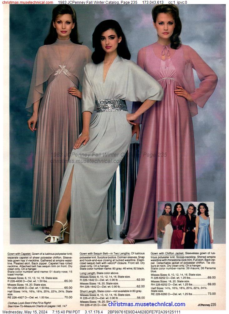1983 JCPenney Fall Winter Catalog, Page 235