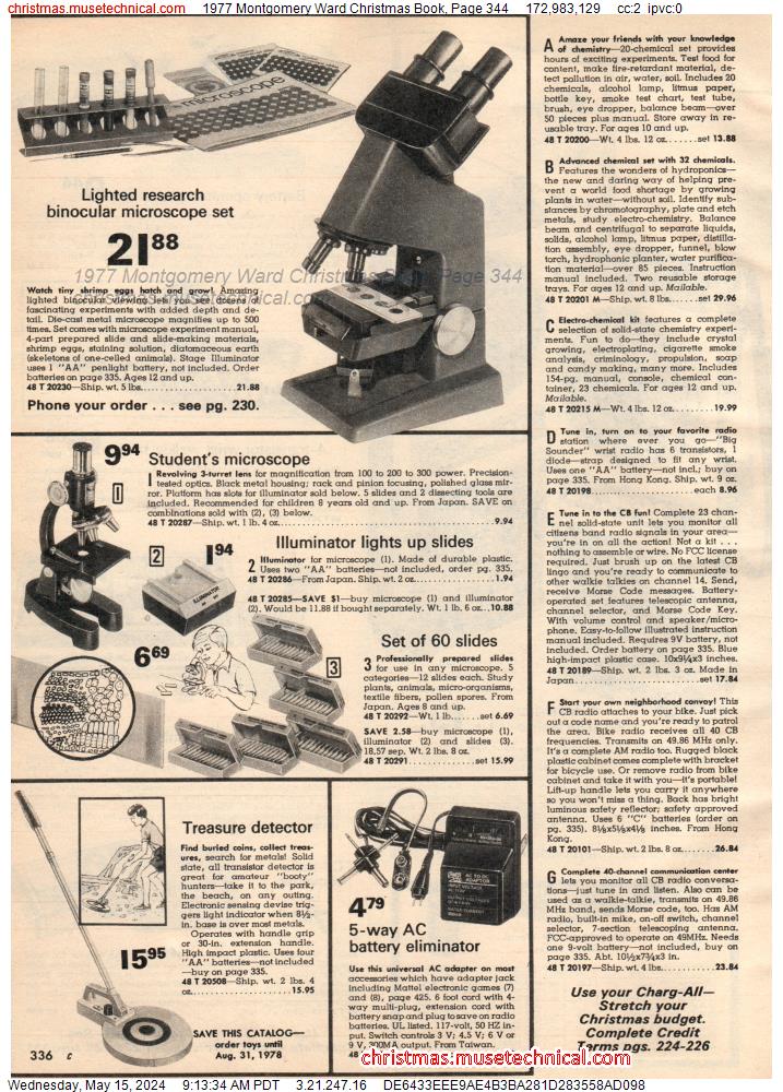1977 Montgomery Ward Christmas Book, Page 344