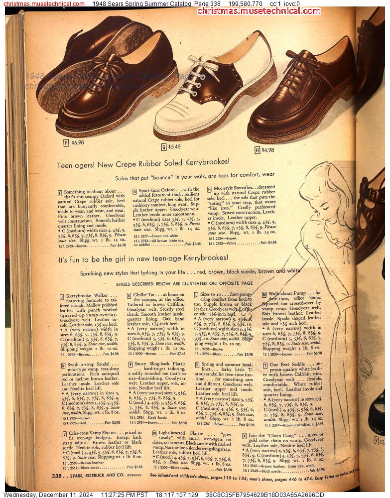 1948 Sears Spring Summer Catalog, Page 338