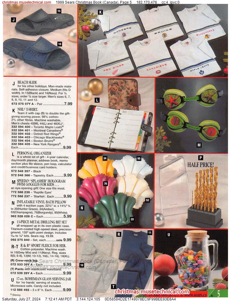 1999 Sears Christmas Book (Canada), Page 5