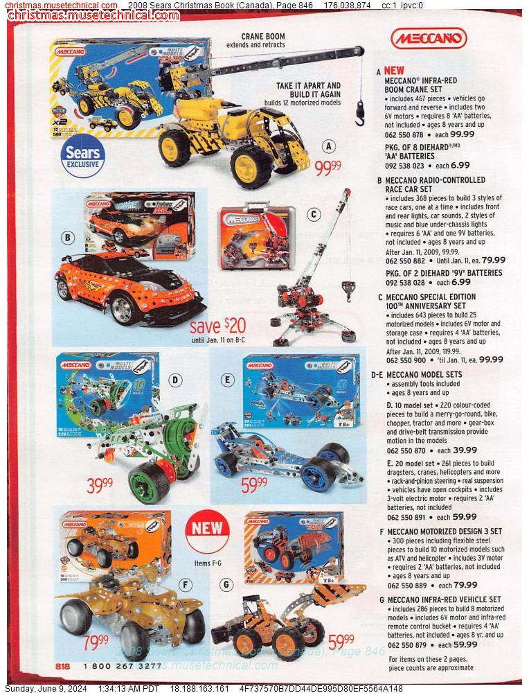 2008 Sears Christmas Book (Canada), Page 846