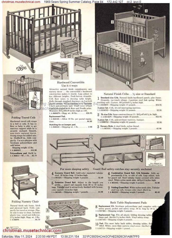 1969 Sears Spring Summer Catalog, Page 84