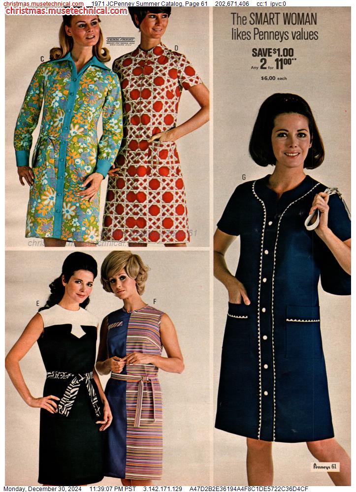 1971 JCPenney Summer Catalog, Page 61