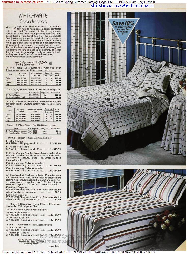 1985 Sears Spring Summer Catalog, Page 1323