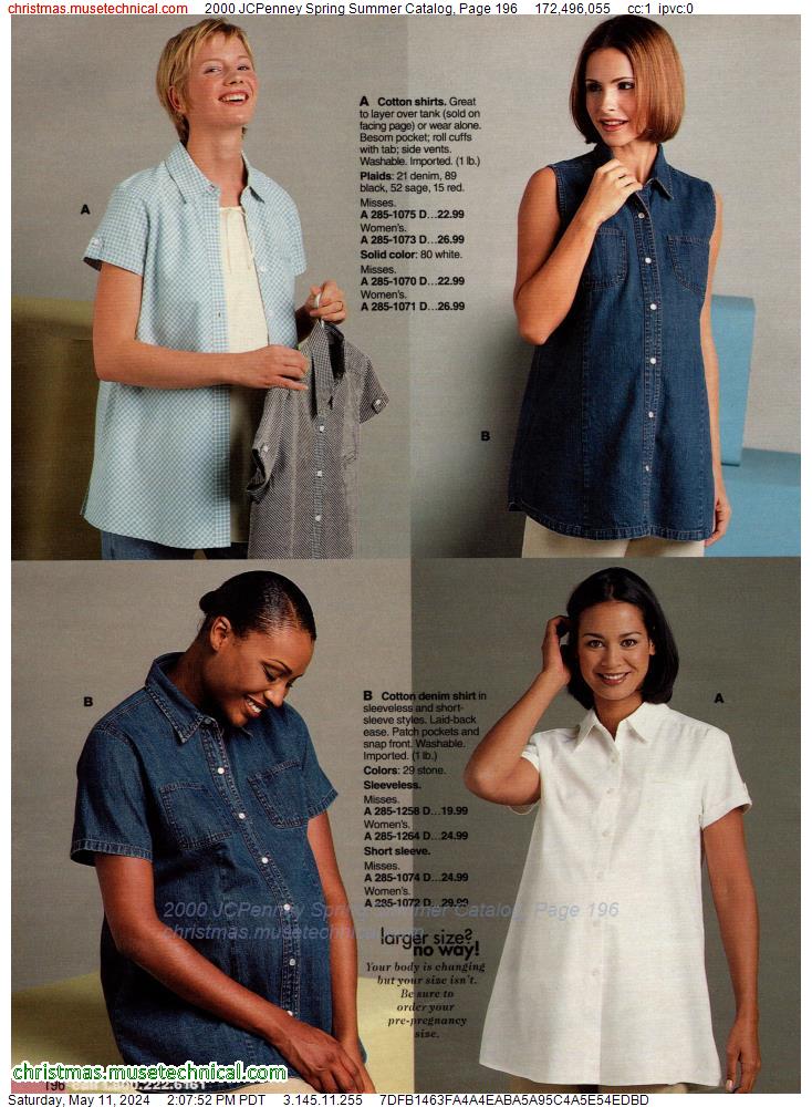 2000 JCPenney Spring Summer Catalog, Page 196