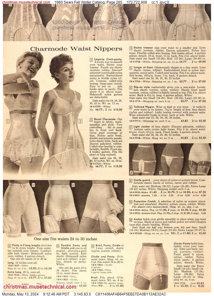 1960 Sears Fall Winter Catalog, Page 265