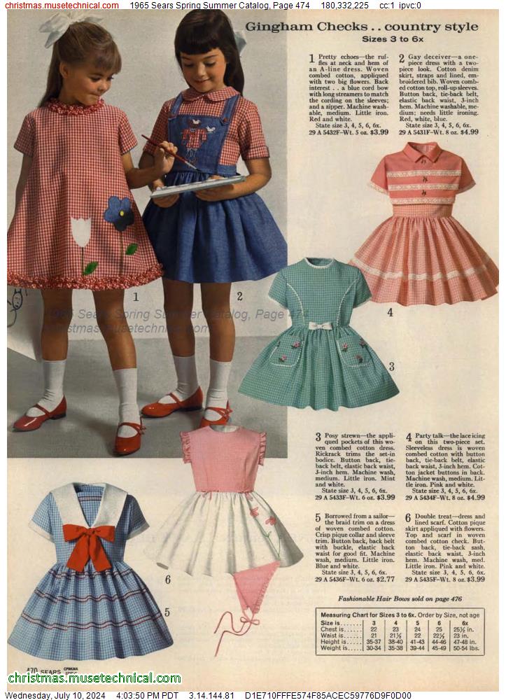 1965 Sears Spring Summer Catalog, Page 474