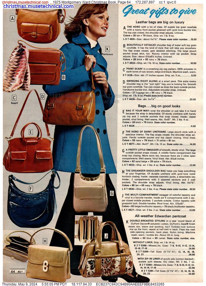 1975 Montgomery Ward Christmas Book, Page 64