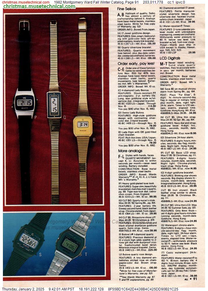 1982 Montgomery Ward Fall Winter Catalog, Page 91